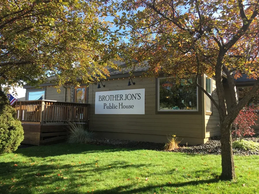 The lawn and front of Brother Jon’s Public House on Galveston Avenue in Bend