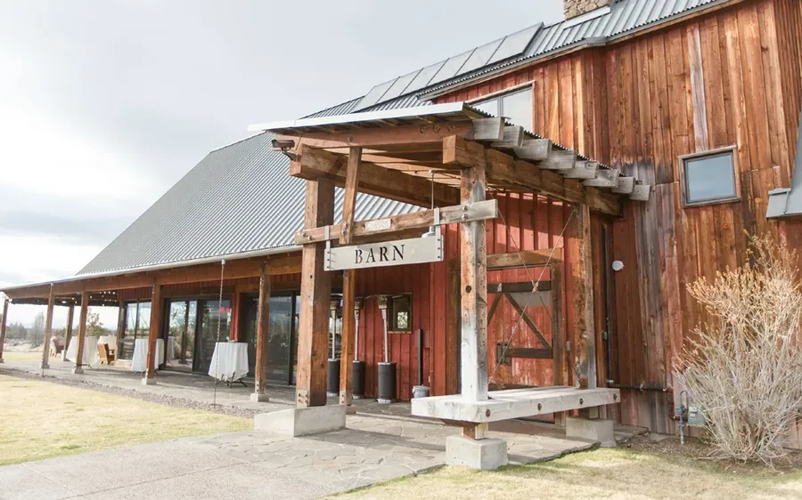 The Barn event venue at Brasada Ranch in Powell Butte
