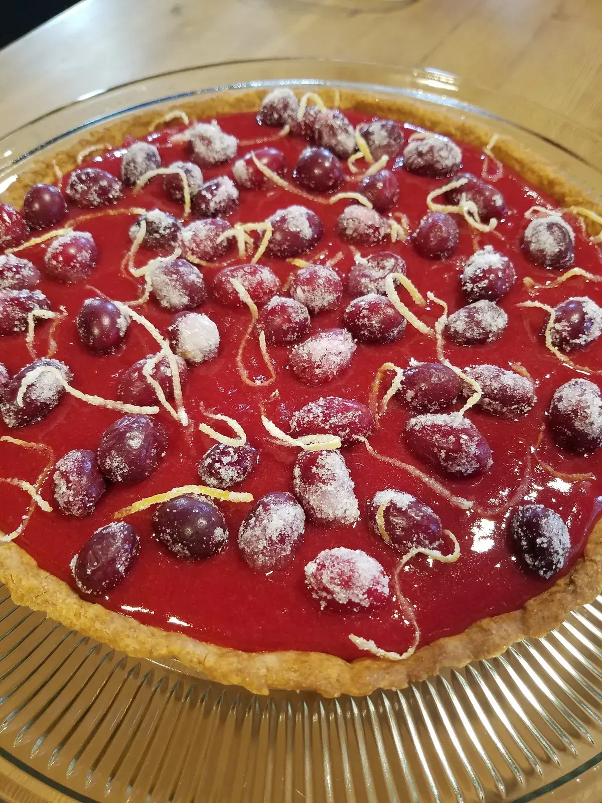 A berry-topped tart from SweetLuv Bake Shop