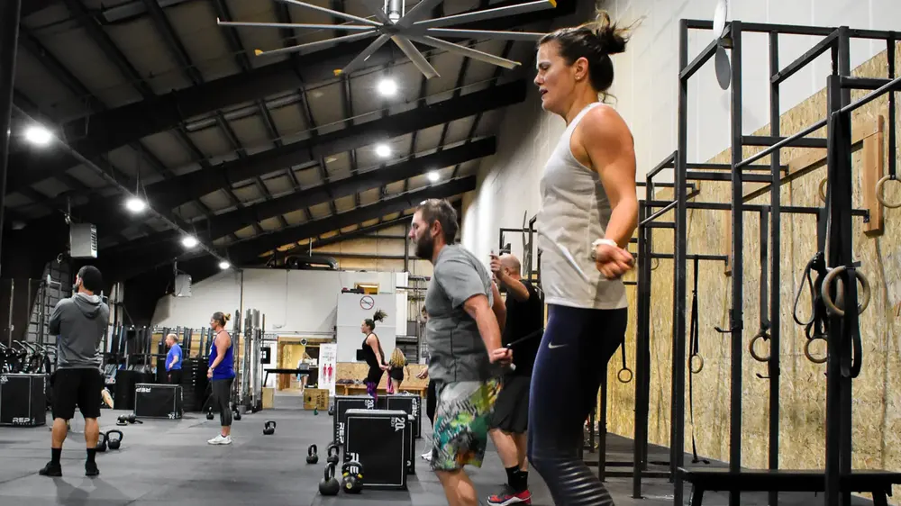 A coached group workout at OC Gym Bend
