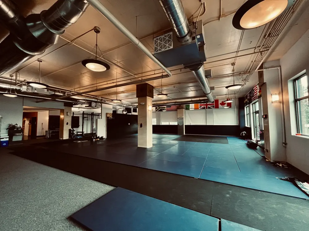 The mat room at Straight Blast Gym Bend