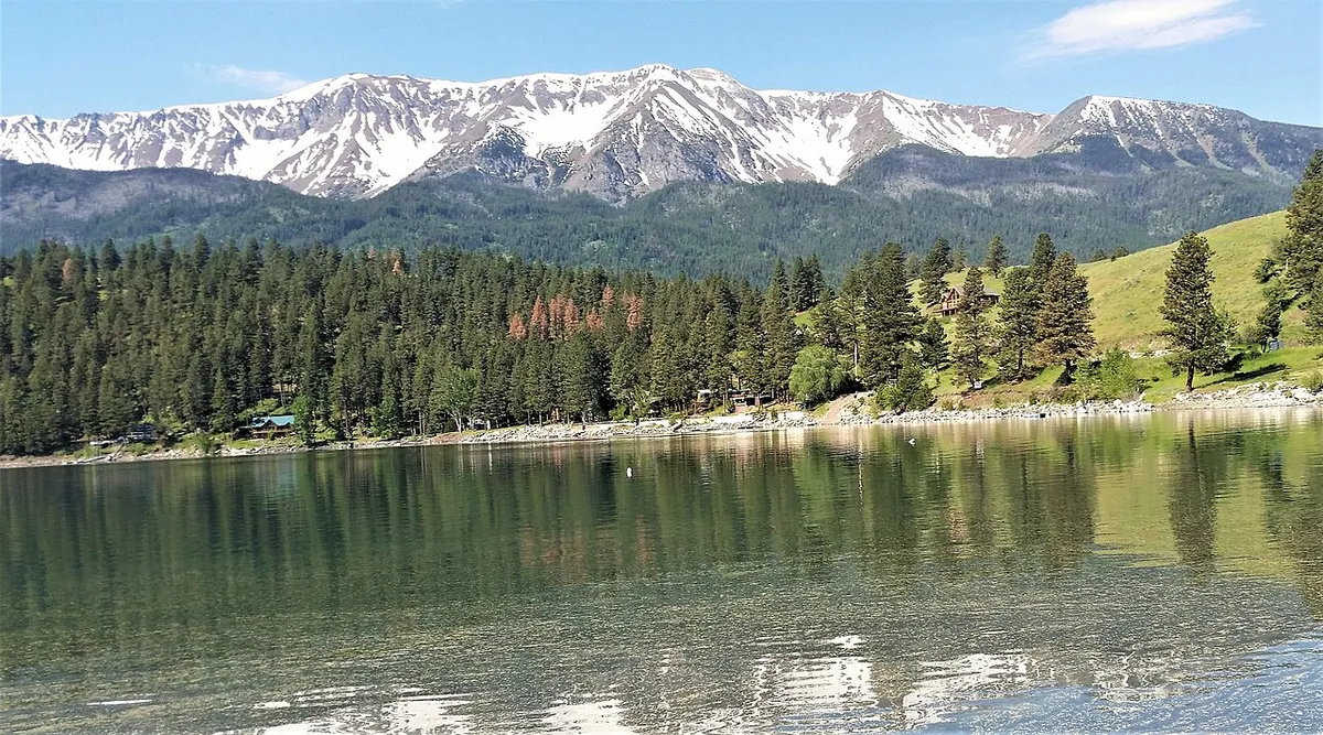 The Wallowa Mountains above Wallowa Lake