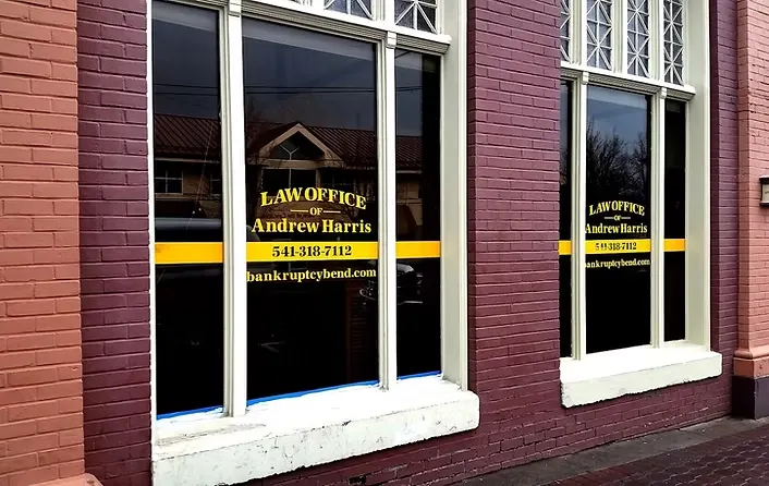 The Law Office of Andrew Harris storefront on NW Greenwood Avenue
