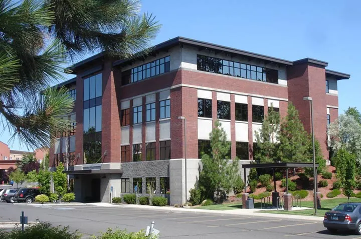 The Alexander Drake building on NW Franklin Ave in downtown Bend, home of the Law Office of Paul Heatherman