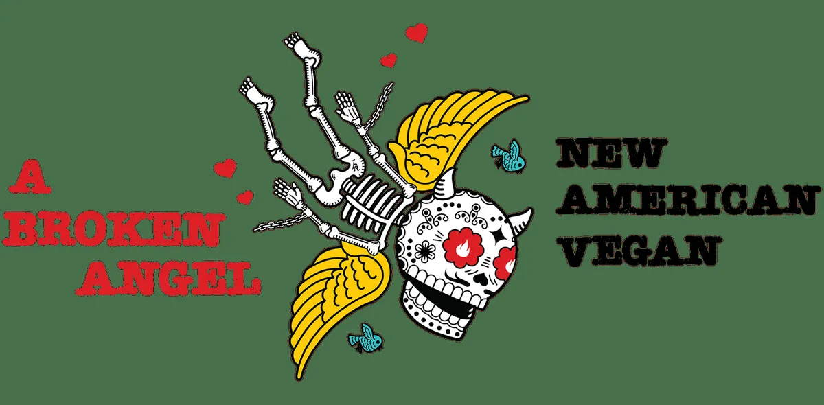 A Broken Angel vegan food cart logo