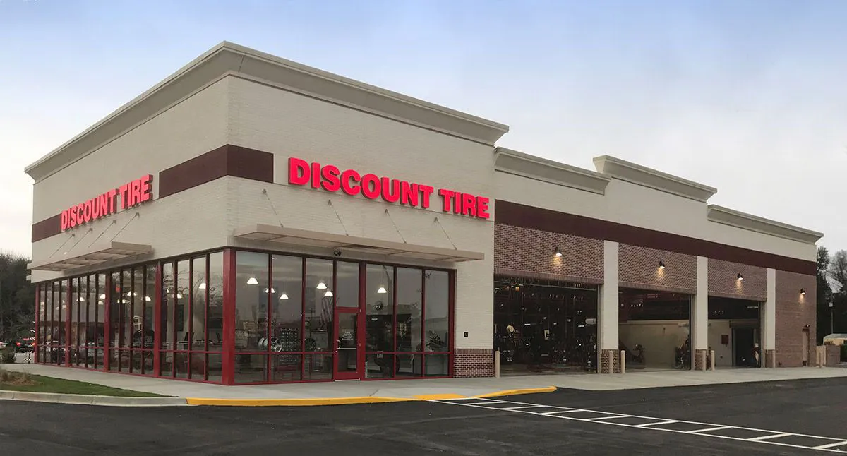 The Discount Tire store building