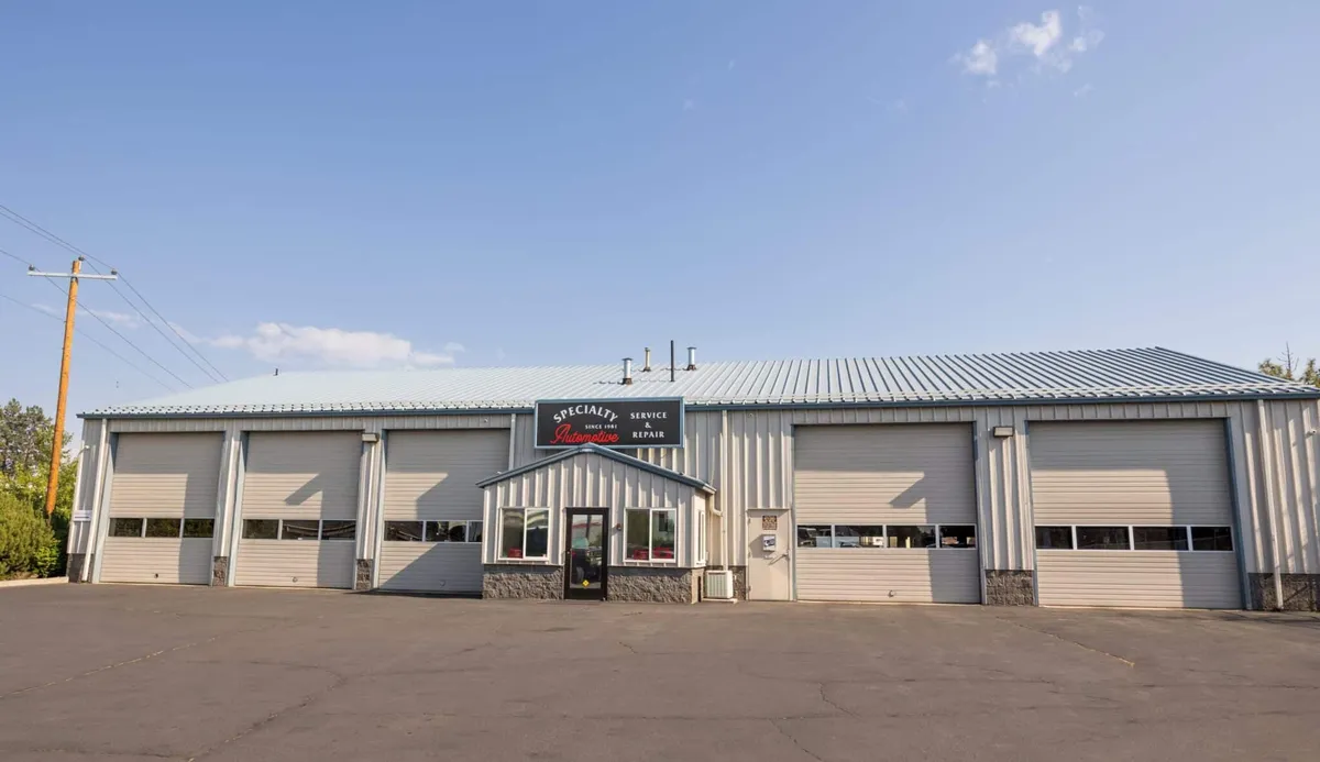 The Specialty Automotive Service & Repair shop building on SE 9th St in Bend