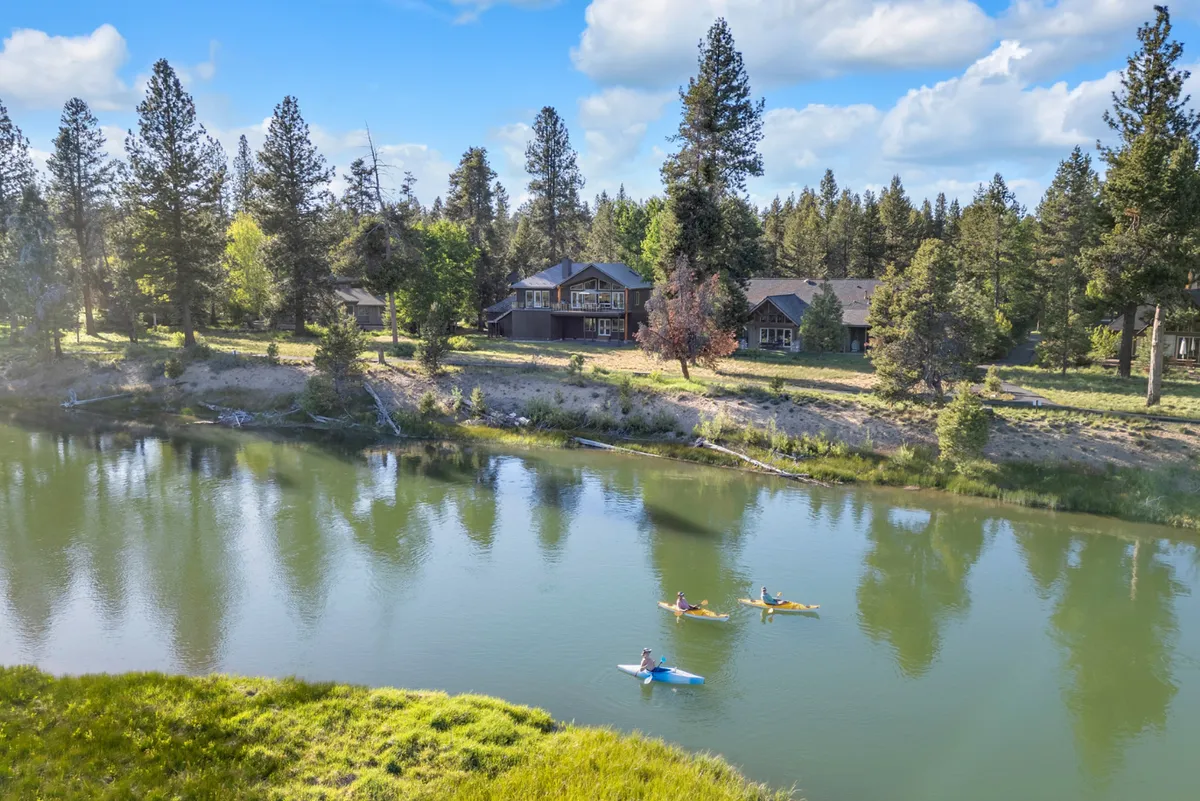 Kayakers on the Deschutes River near Sunriver, from Village Properties